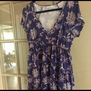 Urban outfitters Julia tiered floral mini dress size large